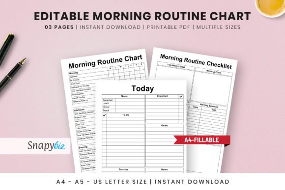 Download Free Printable Morning Routine Checklist - Print Collection