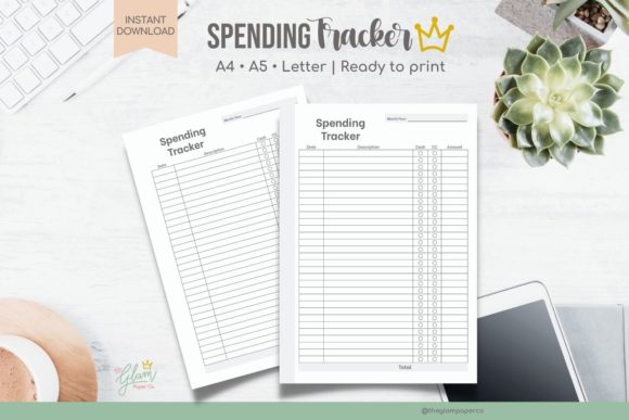 Download Expense Tracker Printable Planner Set - Print Collection