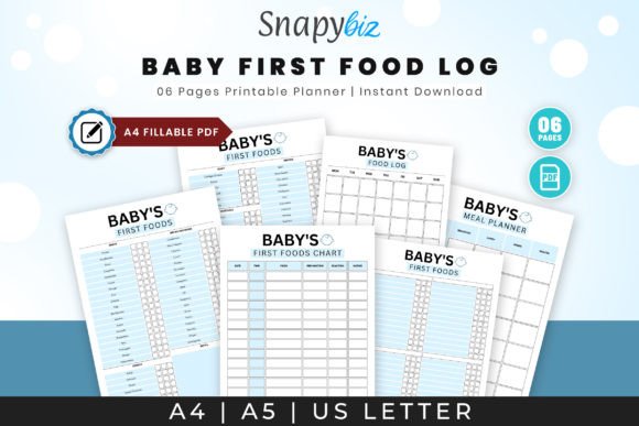 Download Fillable Baby Food Printable Planner - Print Collection