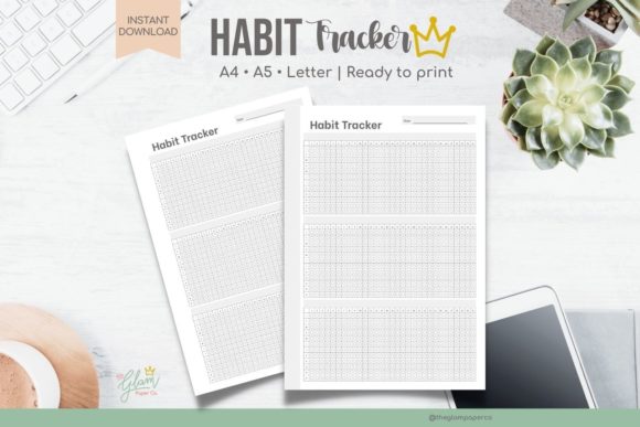 Download Habit Tracker Printable Planner Set - Print Collection