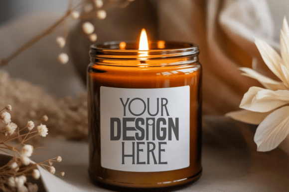 Download Printify Candle Mockup - Print Collection