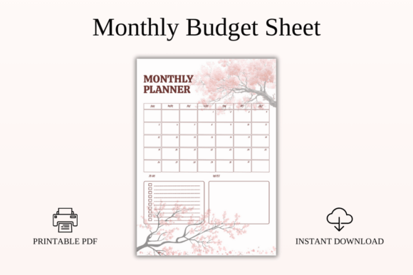 Download Aesthetic Monthly Budget Sheet Printable - Print Collection