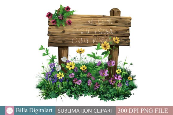 Download Free Watercolor Garden Signs Clipart Des - Garden signs Collection