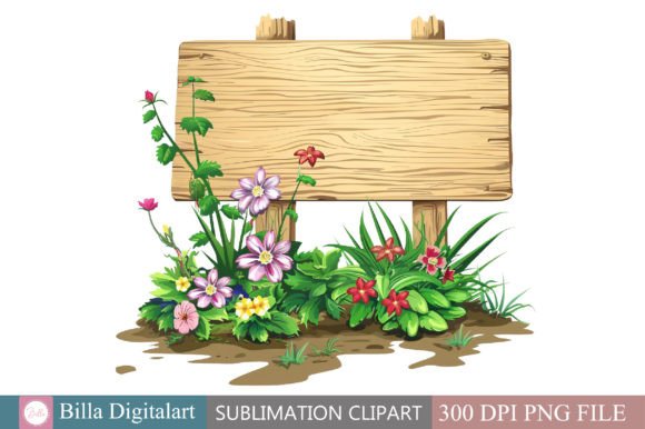 Download Free Watercolor Garden Signs Clipart Des - Garden signs Collection