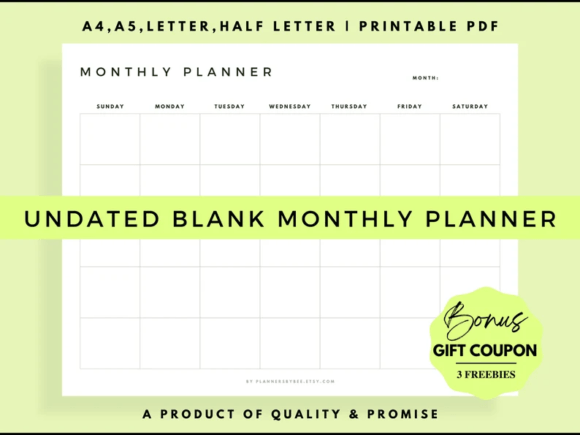 Download Monthly Calendar Template Printable Land - Print Collection