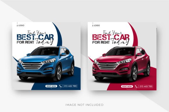 Download Luxury Car for Rent Social Media Post - Premium Resources