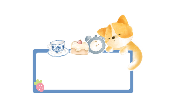 Download Shiba Inu Name Label Design - Label design Collection