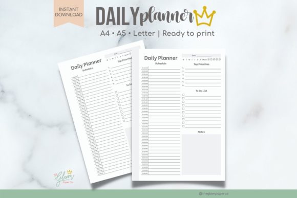 Download Daily Planner Printable Planner Set - Print Collection