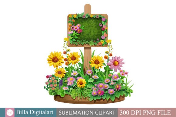 Download Free Watercolor Garden Signs Clipart Des - Garden signs Collection