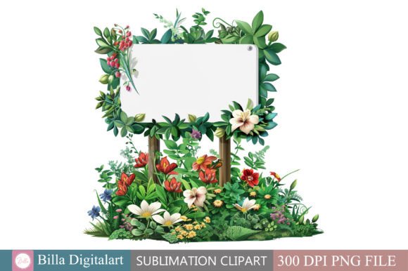 Download Free Watercolor Garden Signs Clipart Des - Premium Resources