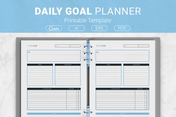 Download Daily Goal Planner Printable Template - Print Collection