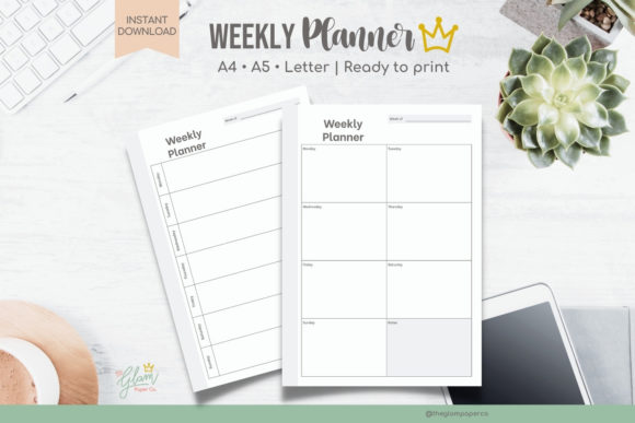 Download Weekly Planner Printable - Print Collection