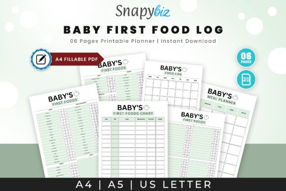 Download Fillable Baby Food Printable Planner - Print Collection